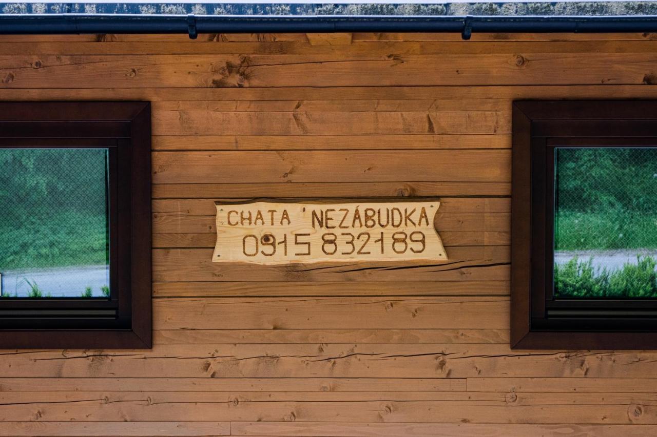 Chata Nezábudka Oscadnica Esterno foto